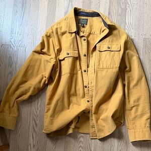 Lucky Brand Men's Mustard Shirt Jacket